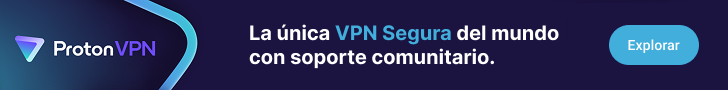 Proton VPN Banner Ad español