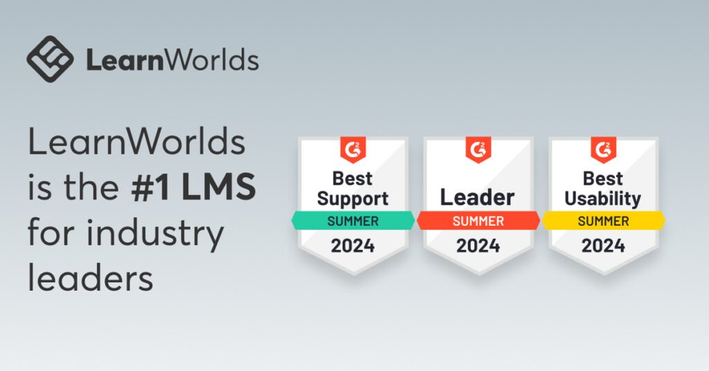 LearnWorlds banner ad