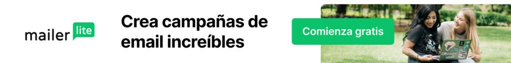 MailerLite banner ad