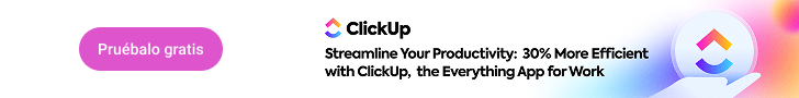 ClickUp banner ad