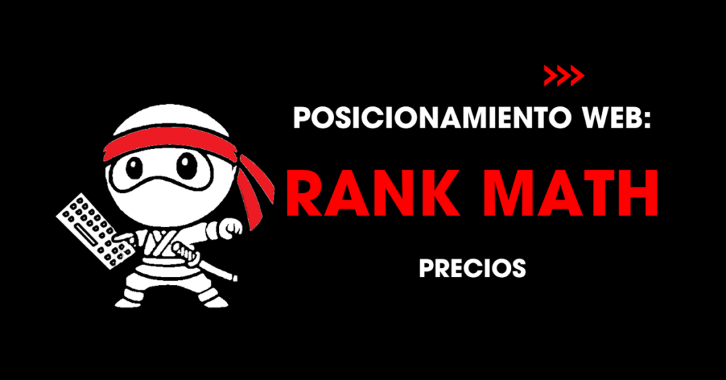 Posicionamiento web: Rank Math. Precios
