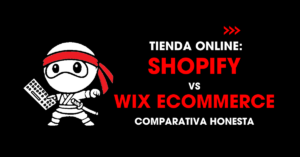 Tienda online: Shopify vs Wix eCommerce comparativa honesta | redNinja