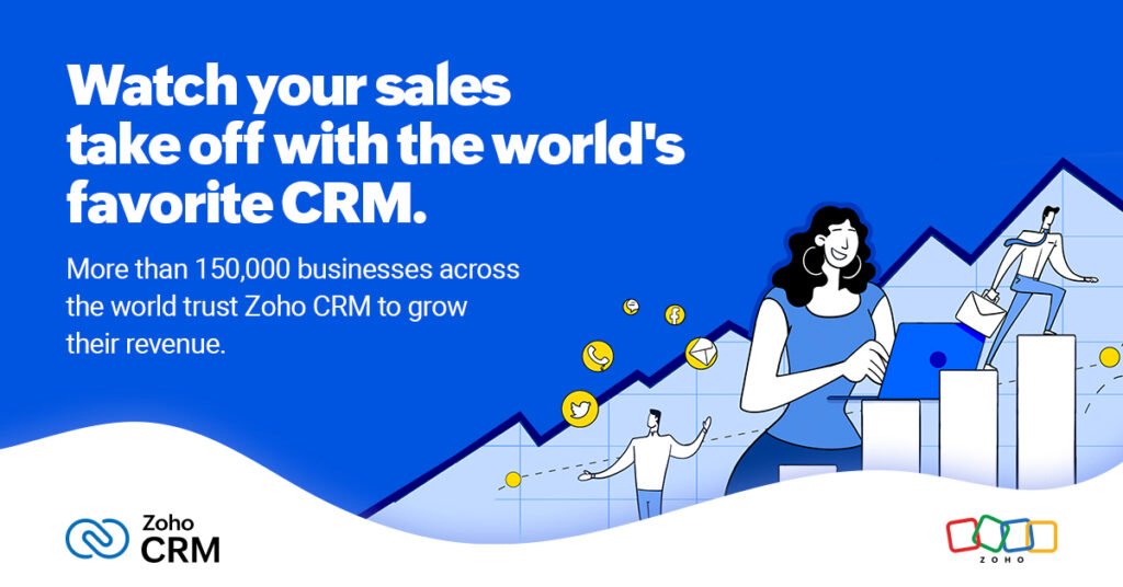 Zoho CRM banner ad