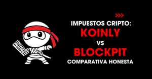 Impuestos cripto: Koinly vs Blockpit comparativa honesta | redNinja